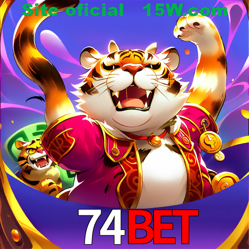 Imagem promocional da 74Bet mostrando a plataforma e suas vantagens